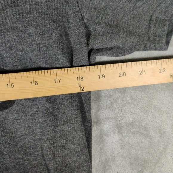 Adidas Shirt Mens Dark Gray Badge of Sport Classic Work Out Wear Active‎ Wear - Picture 5 of 6